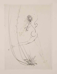 Dancing Nude - Etching - 1968