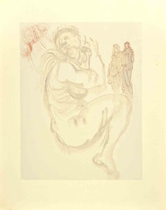 Dante's Dream, gravure sur bois, 1963