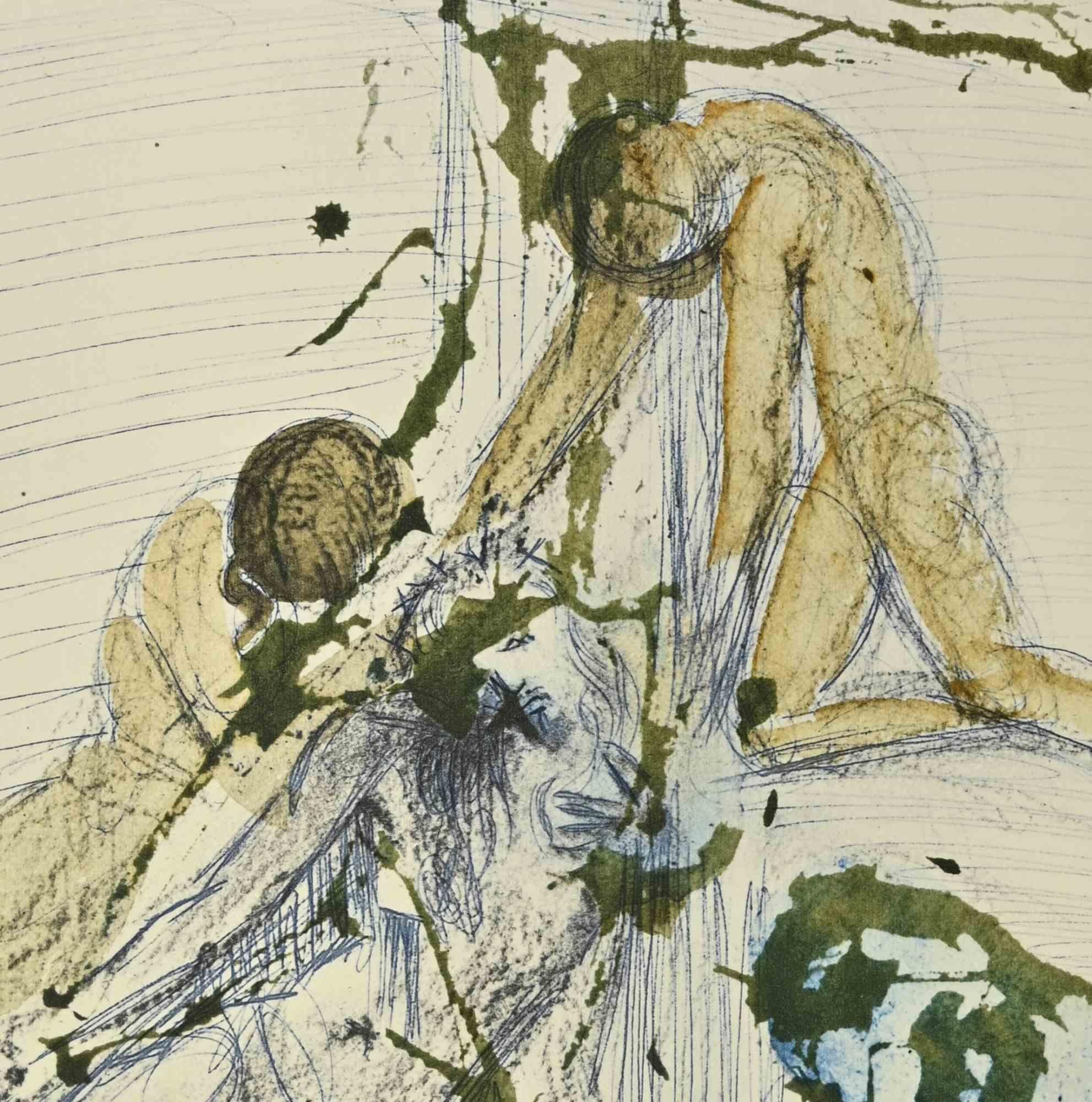 De Cruce Deposito - Litografia - 1964 - Print di Salvador Dalí