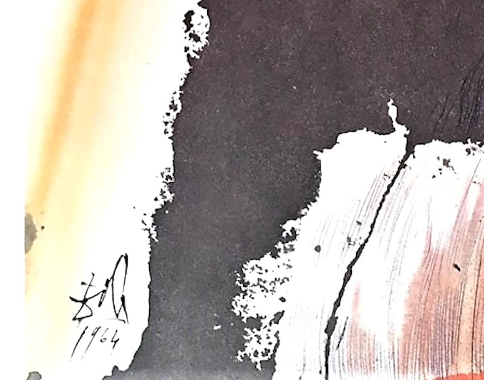 De Petra Exivit Aqua - Original Lithograph by S. Dalì - 1964 - Print by Salvador Dalí