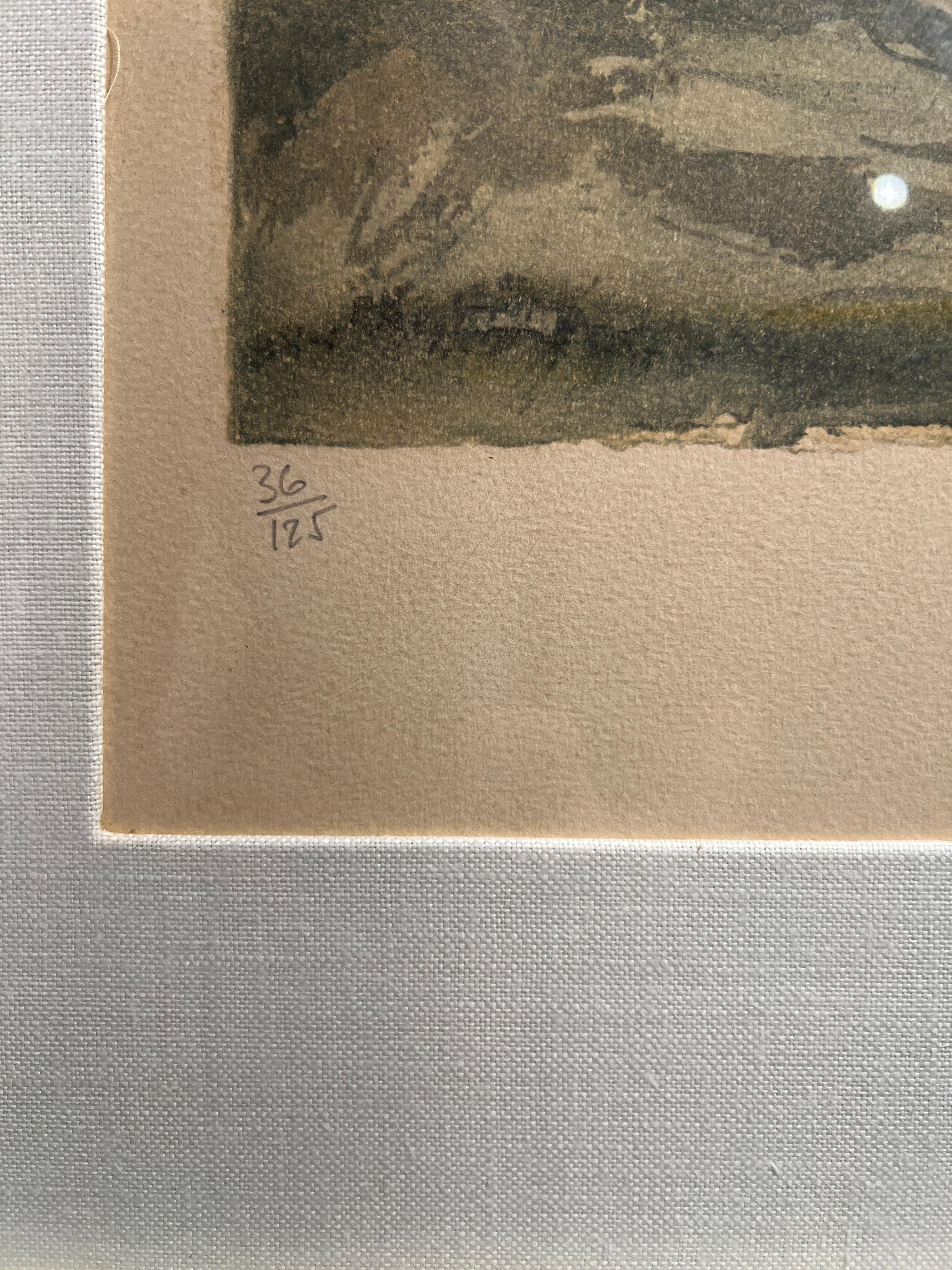 La morte di Carmen - Print Beige di Salvador Dalí