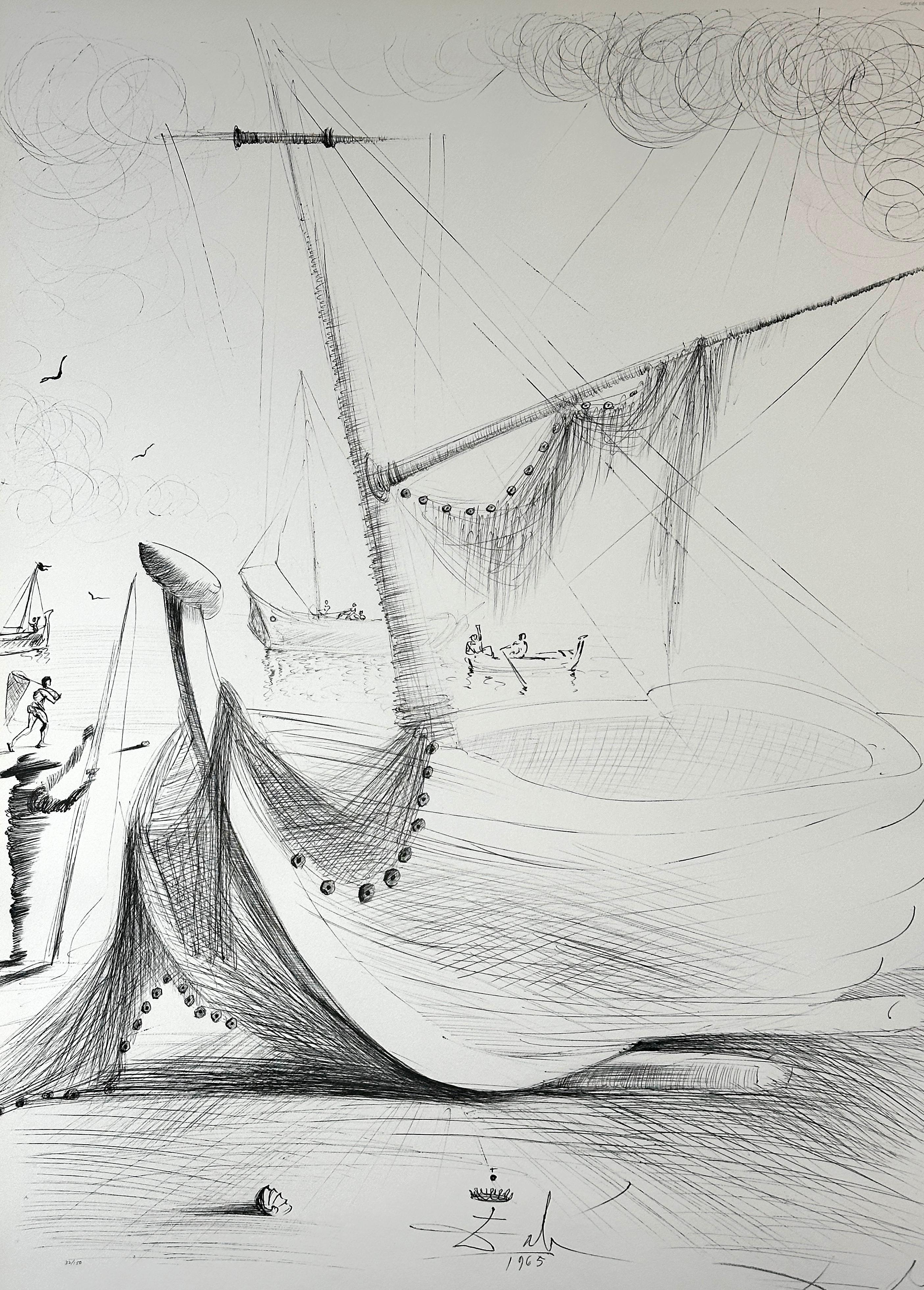 salvador dali departure of the fisherman