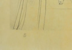 Des Rois Pendus aux Arbres - Etching and Drypoint attr. to S. Dalì - 1973