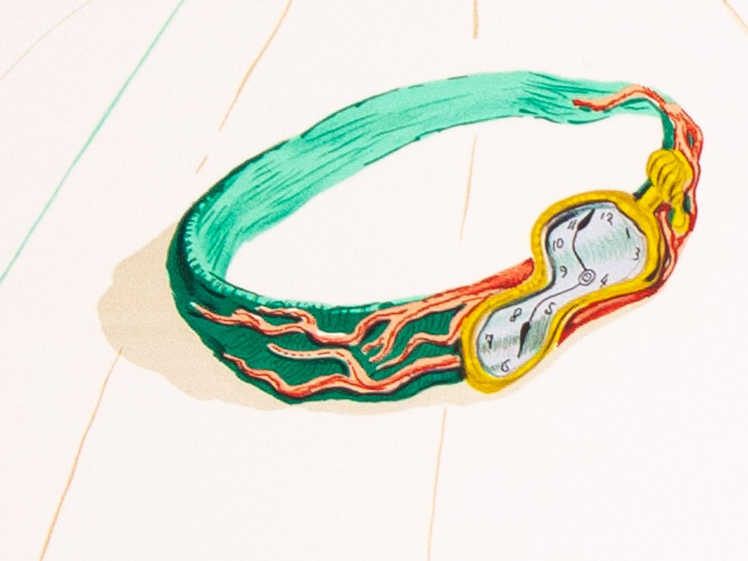 Desert Bracelet original lithograph from TIME suite by Salvador Dali 1977 - Surrealist Print by Salvador Dalí