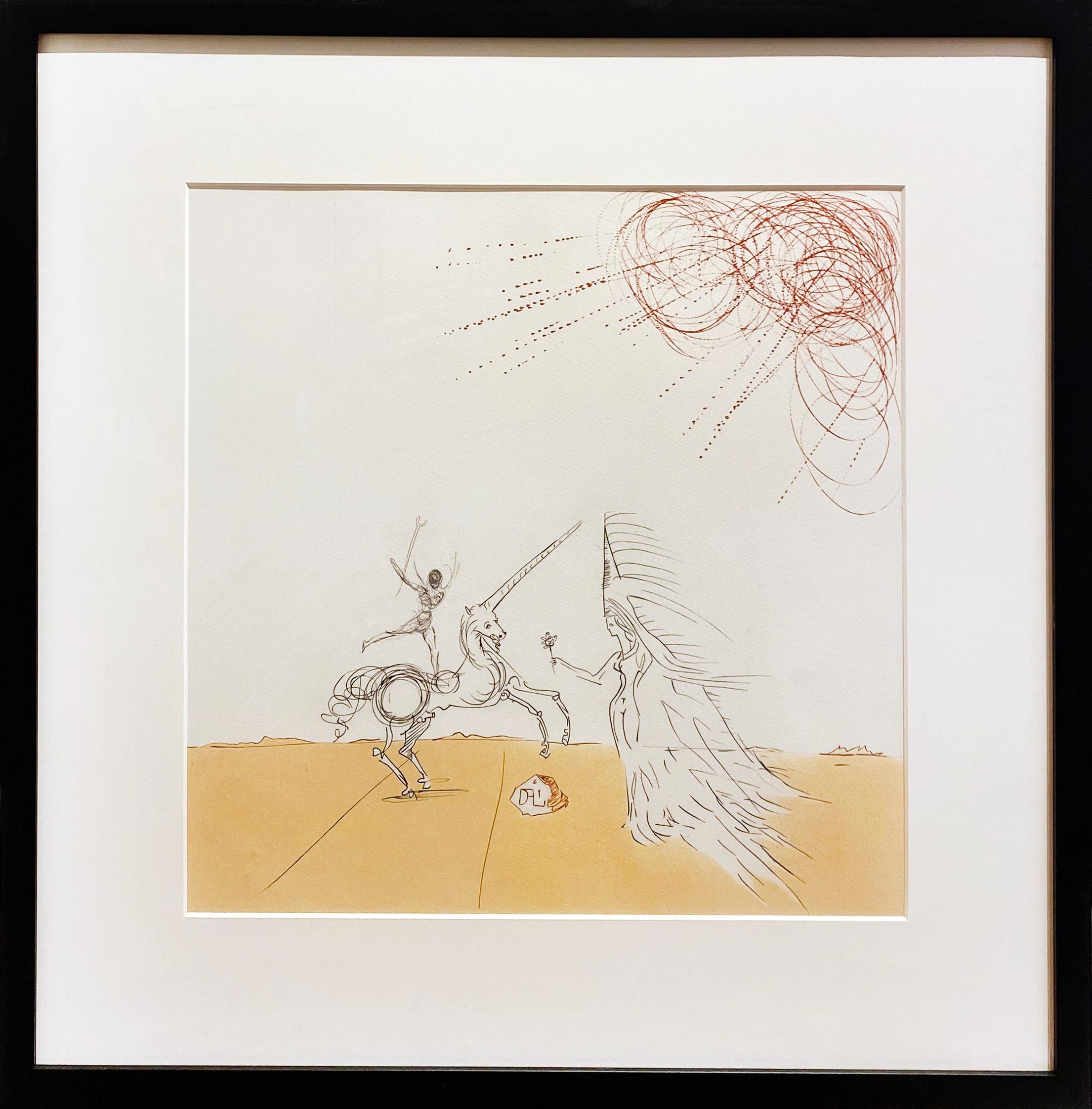 Desert Fabeleux from Dahlia - Print by Salvador Dalí