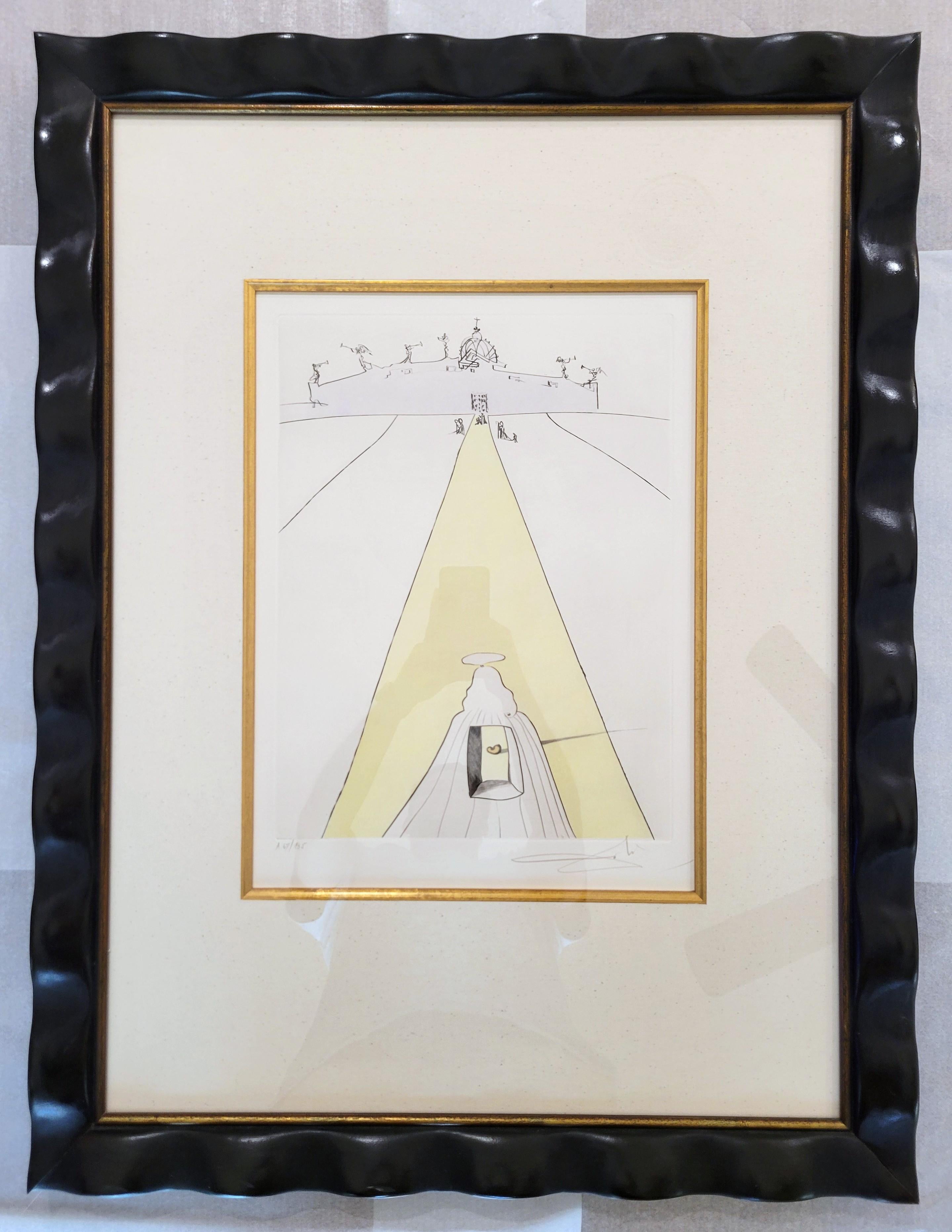 Dieu, Le Temps, L'Espace et le Pape (Dios, el Tiempo, el Espacio y el Papa) /// Dalí - Print Surrealista de Salvador Dalí