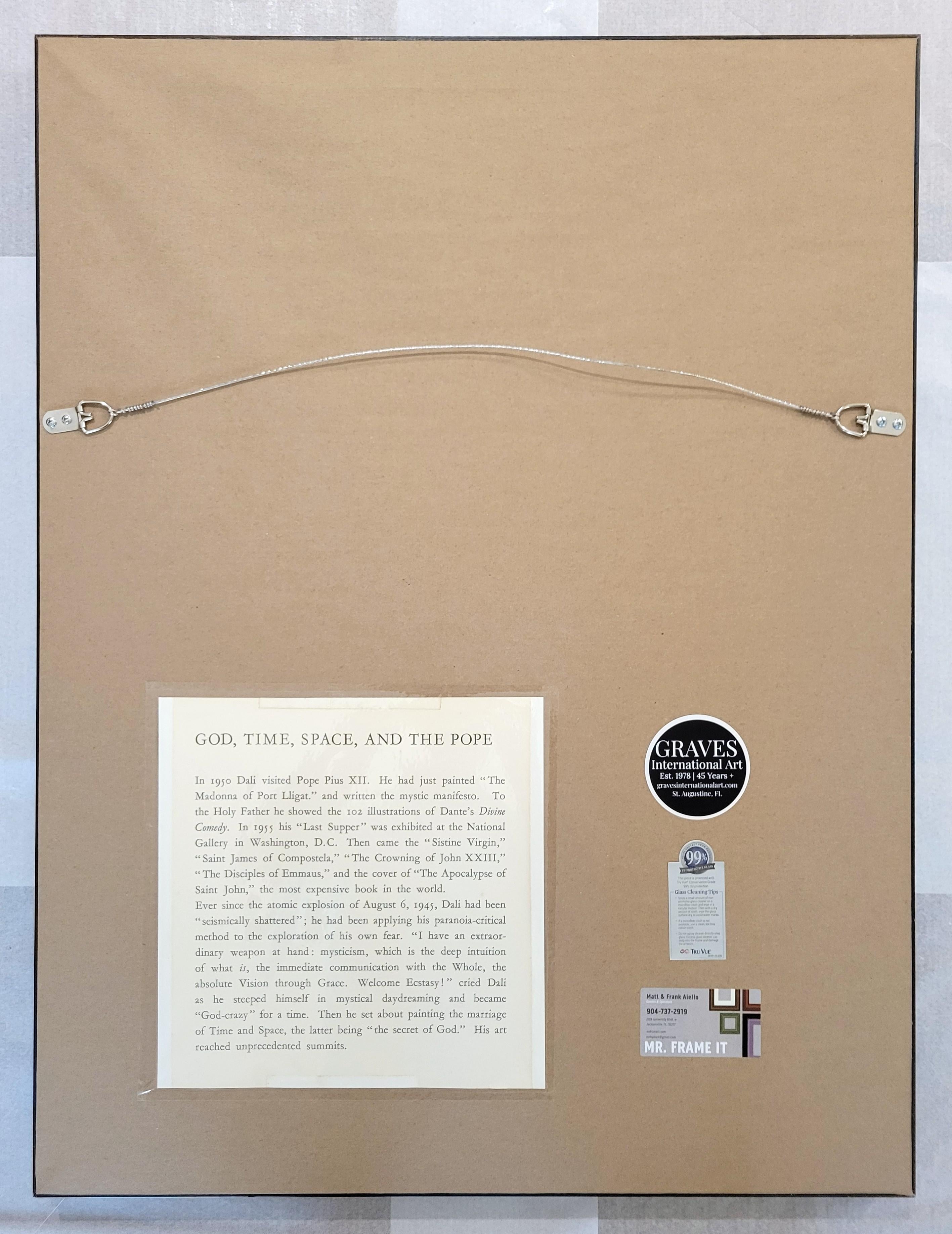 Dieu, Le Temps, L'Espace et le Pape (Dios, el Tiempo, el Espacio y el Papa) /// Dalí en venta 13