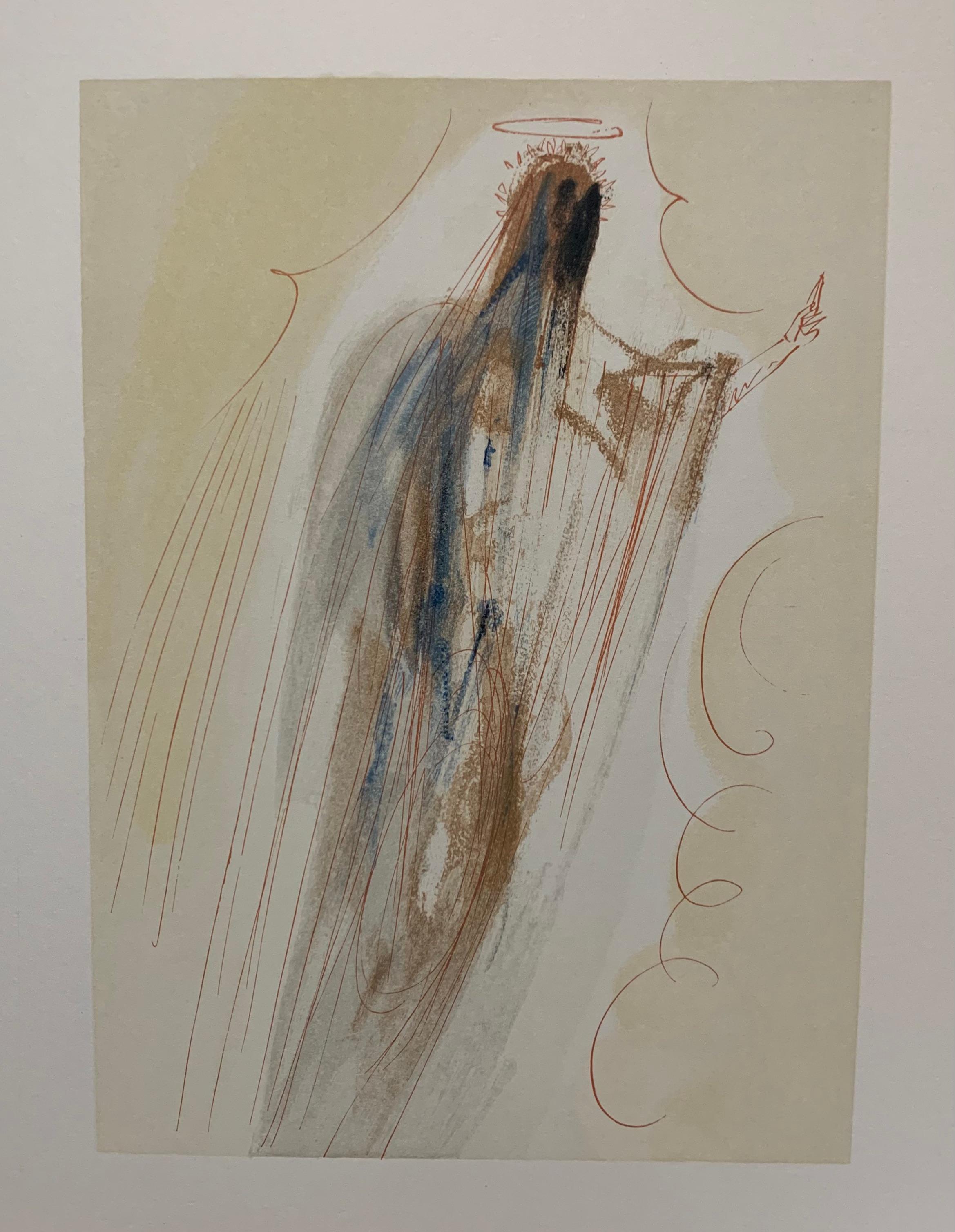 lithographie dali la divine comedie