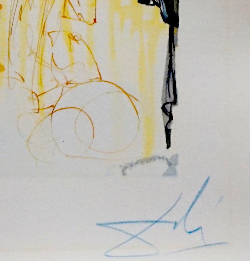 Divina Commedia Paradiso Canto 21 - Print di Salvador Dalí