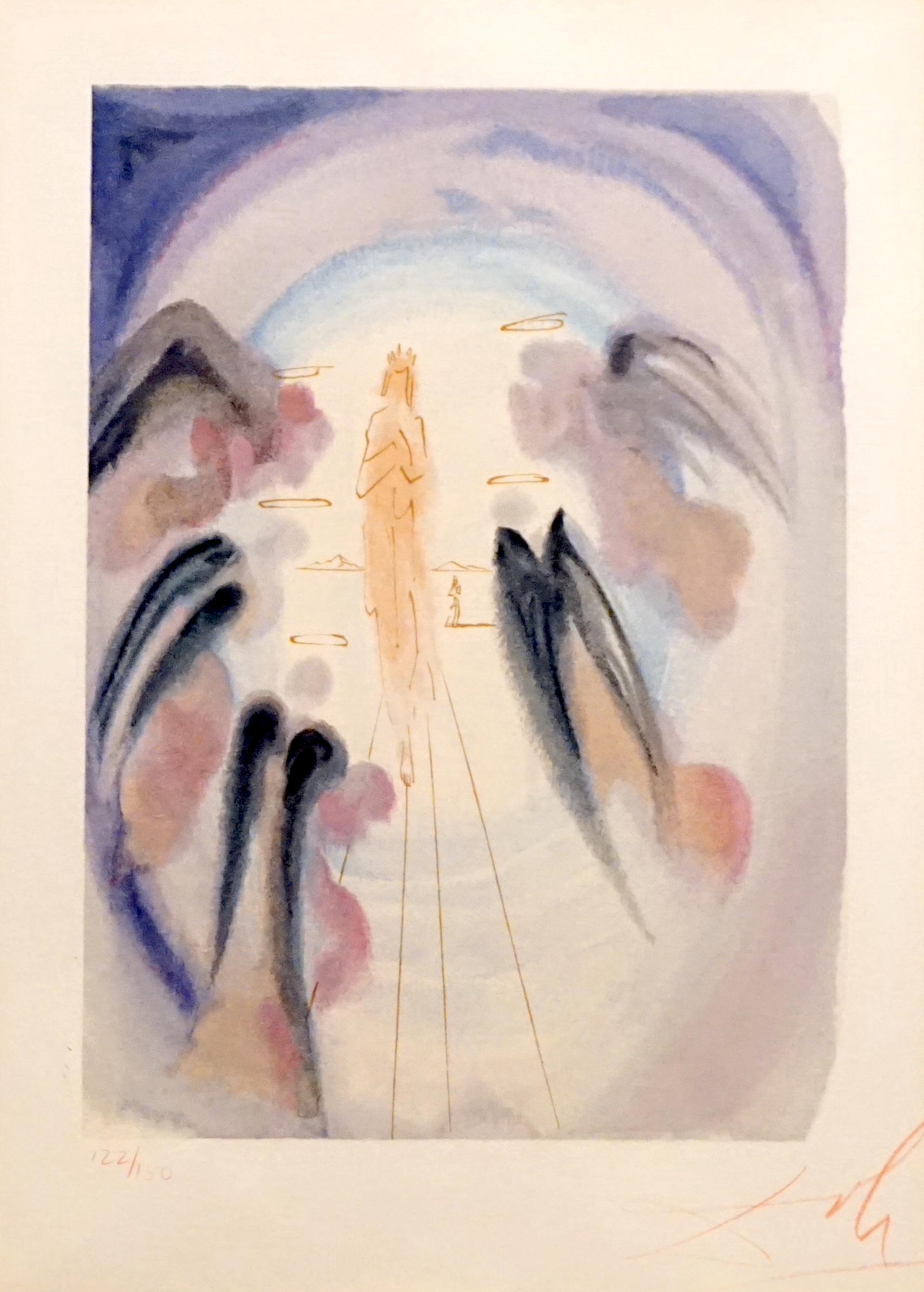 Salvador Dalí Figurative Print - Divine Comedy Heaven Canto 25