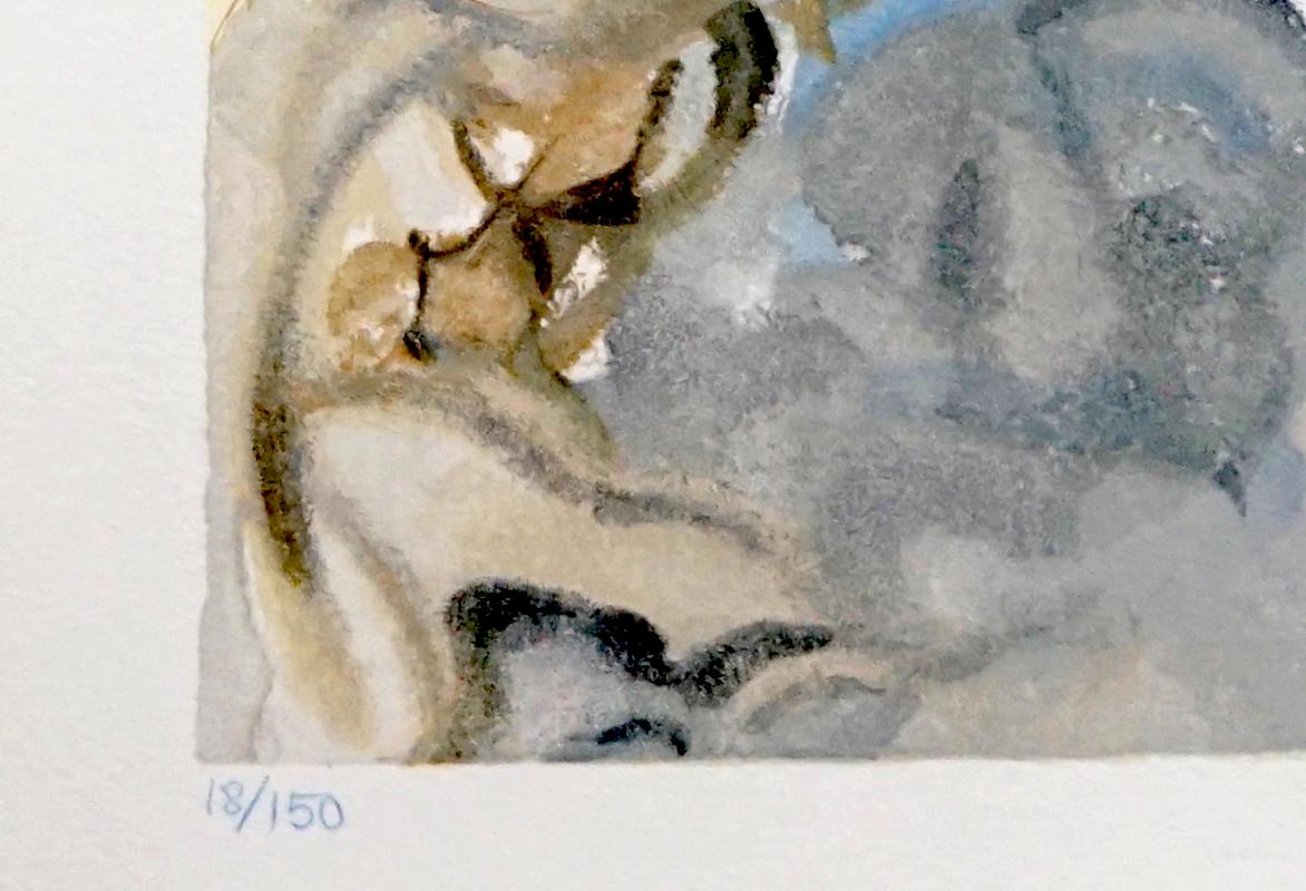 Divine Comedy Heaven Canto 3 - Surrealist Print by Salvador Dalí