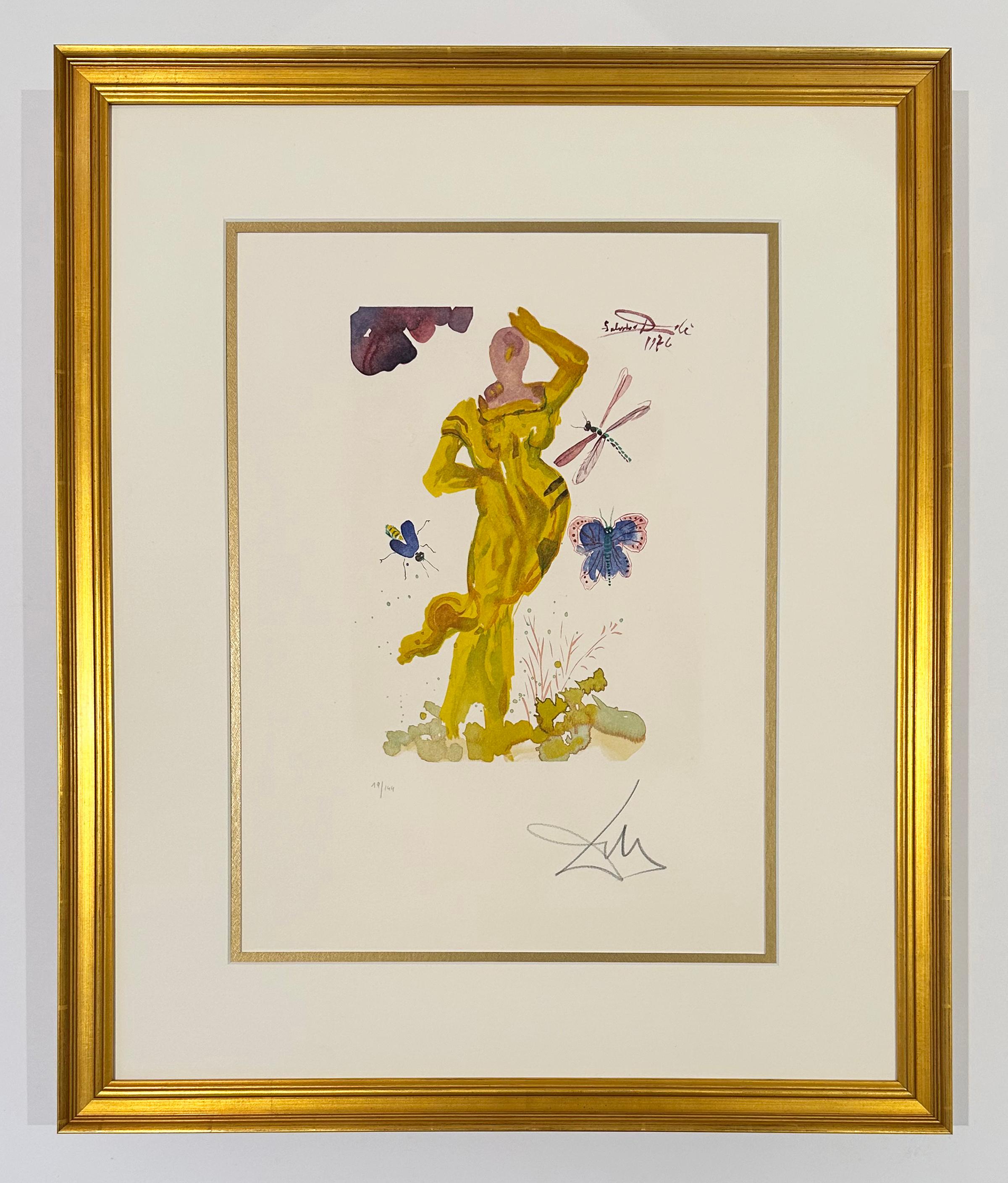 Divine Erato, from L'art d'aimer - Print by Salvador Dalí