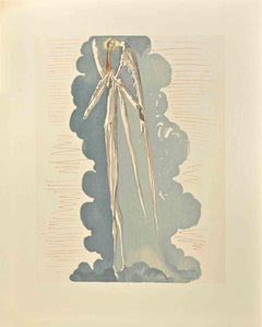 Divine Impenetrability - "The Divine Comedy" - Woodcut attr. to S. Dali- 1963