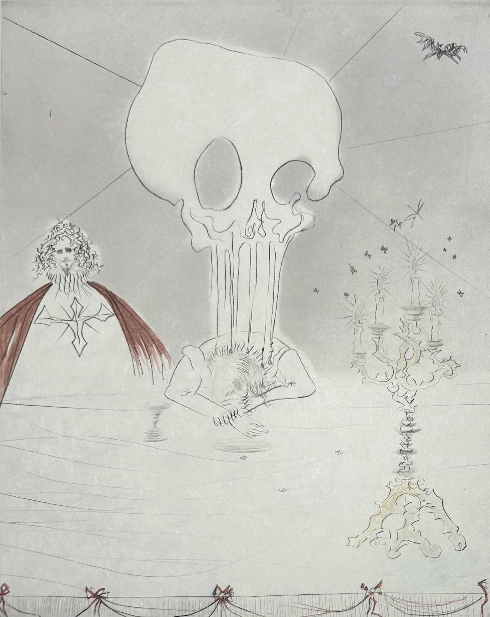 Salvador Dalí Print - Don Juan: Le Banquet