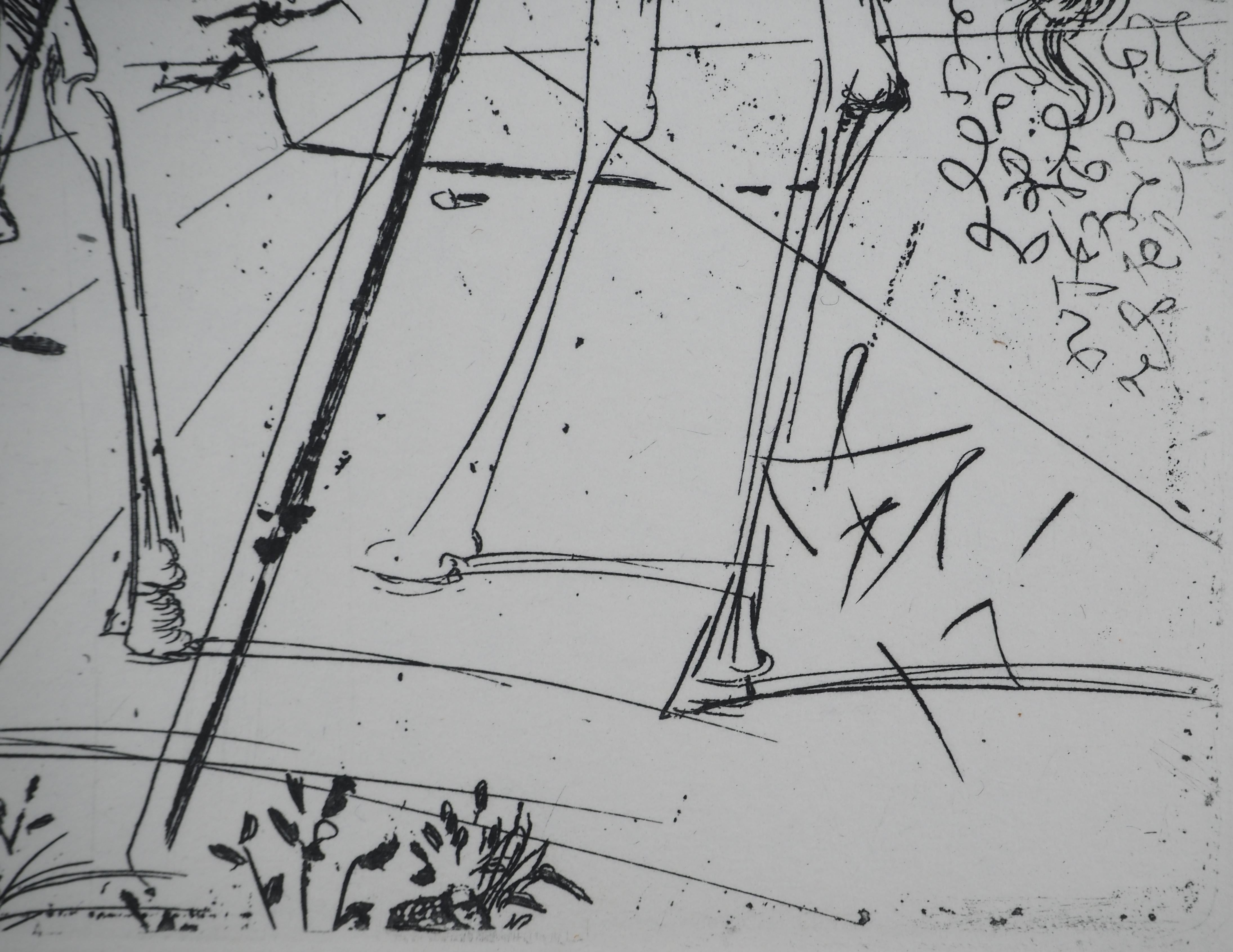 Don Quichotte - Incisione originale (Campo #65-7D) 6