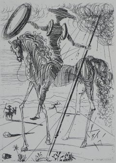 Don Quichotte - Original etching (Field #65-7D)