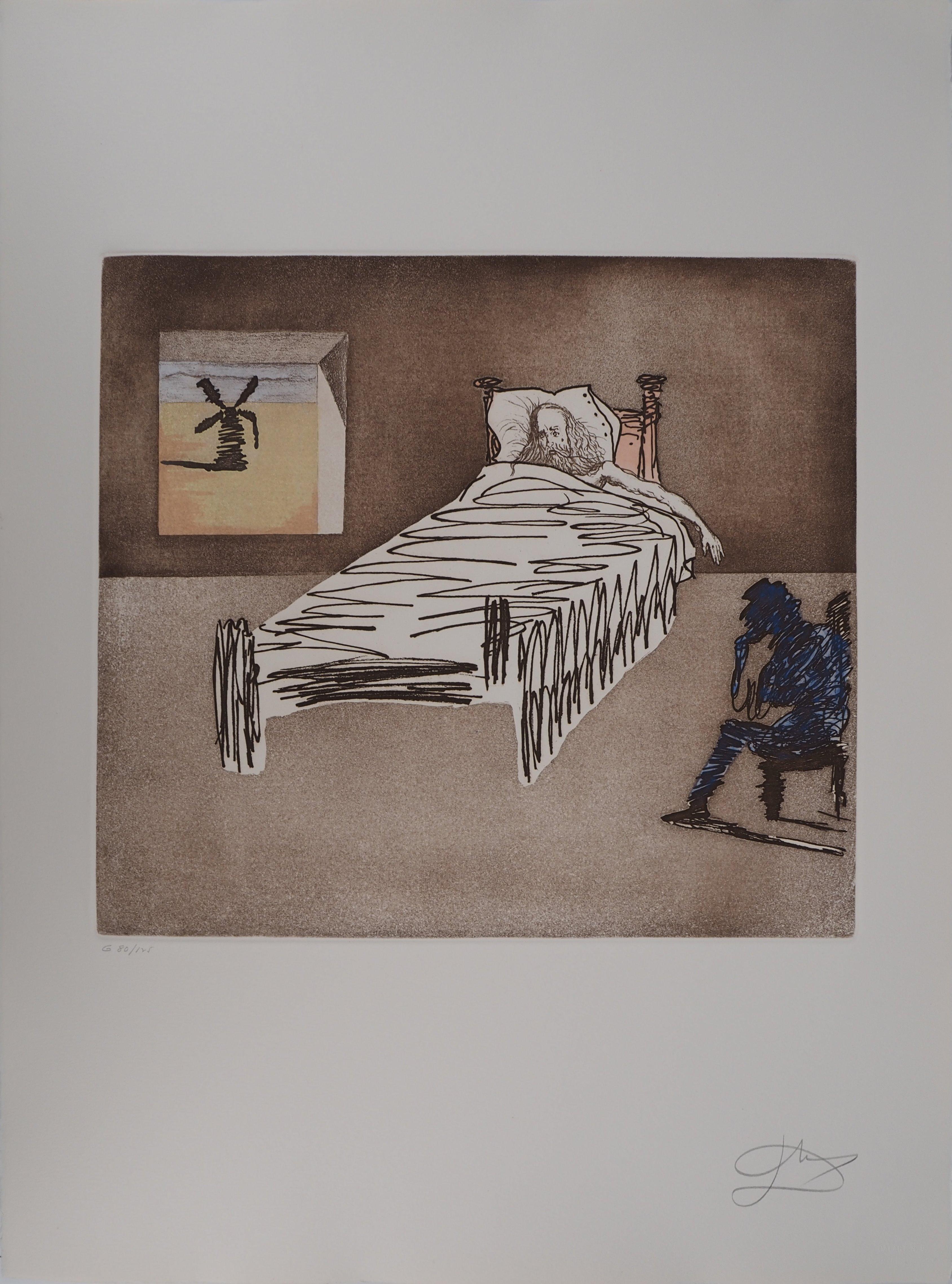Figurative Print di Salvador Dalí - Don Chisciotte: l'eredità - Acquaforte originale, firmata a mano - Campo #80-1 N