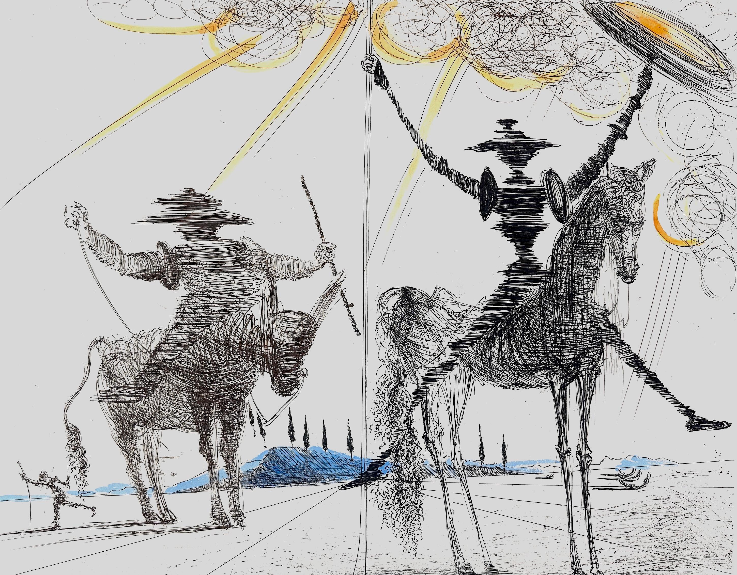 Don Quixote - Print by Salvador Dalí