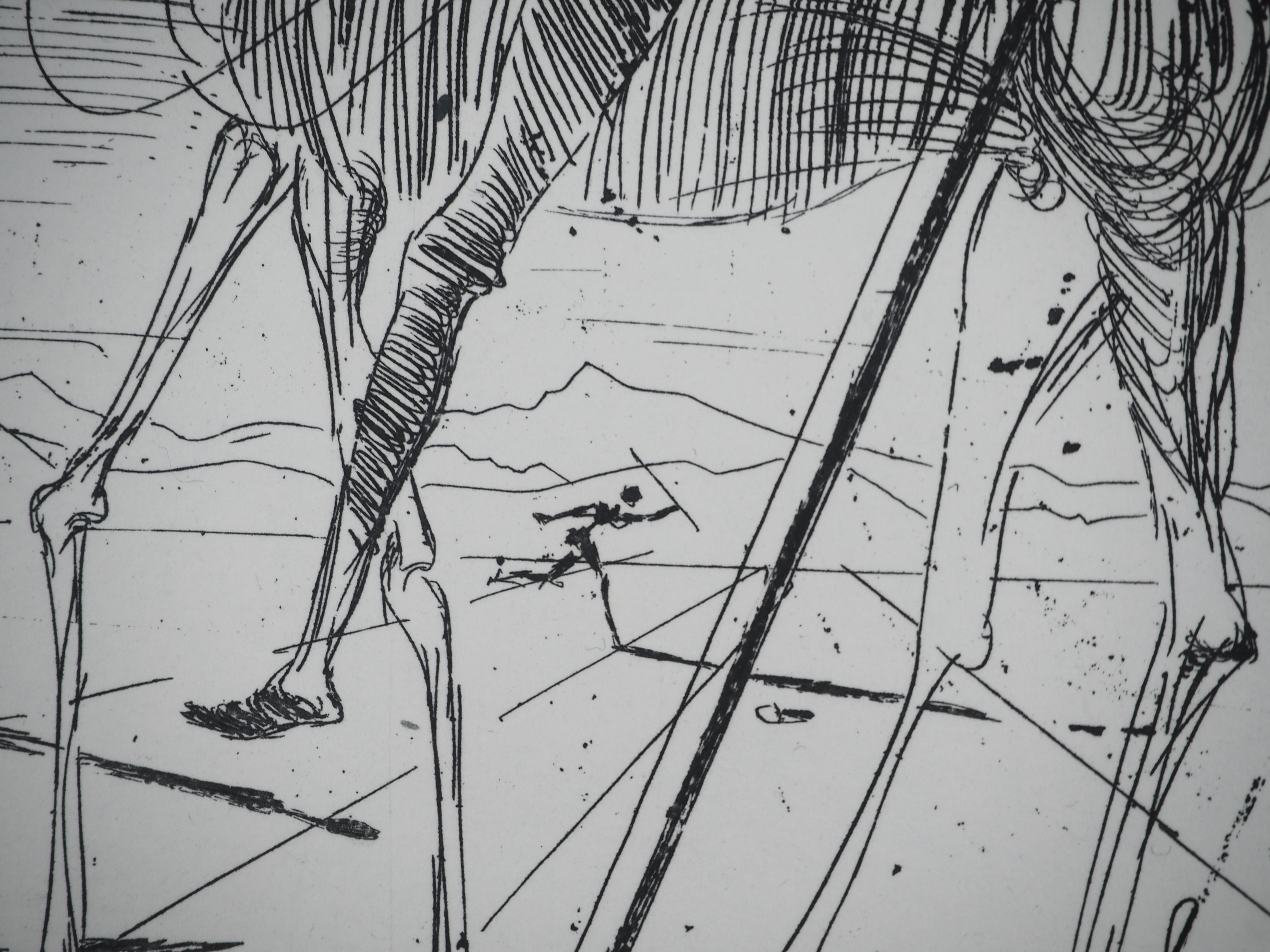 Don Quixote - Eau-forte originale (feuille n° 65-7D) 8