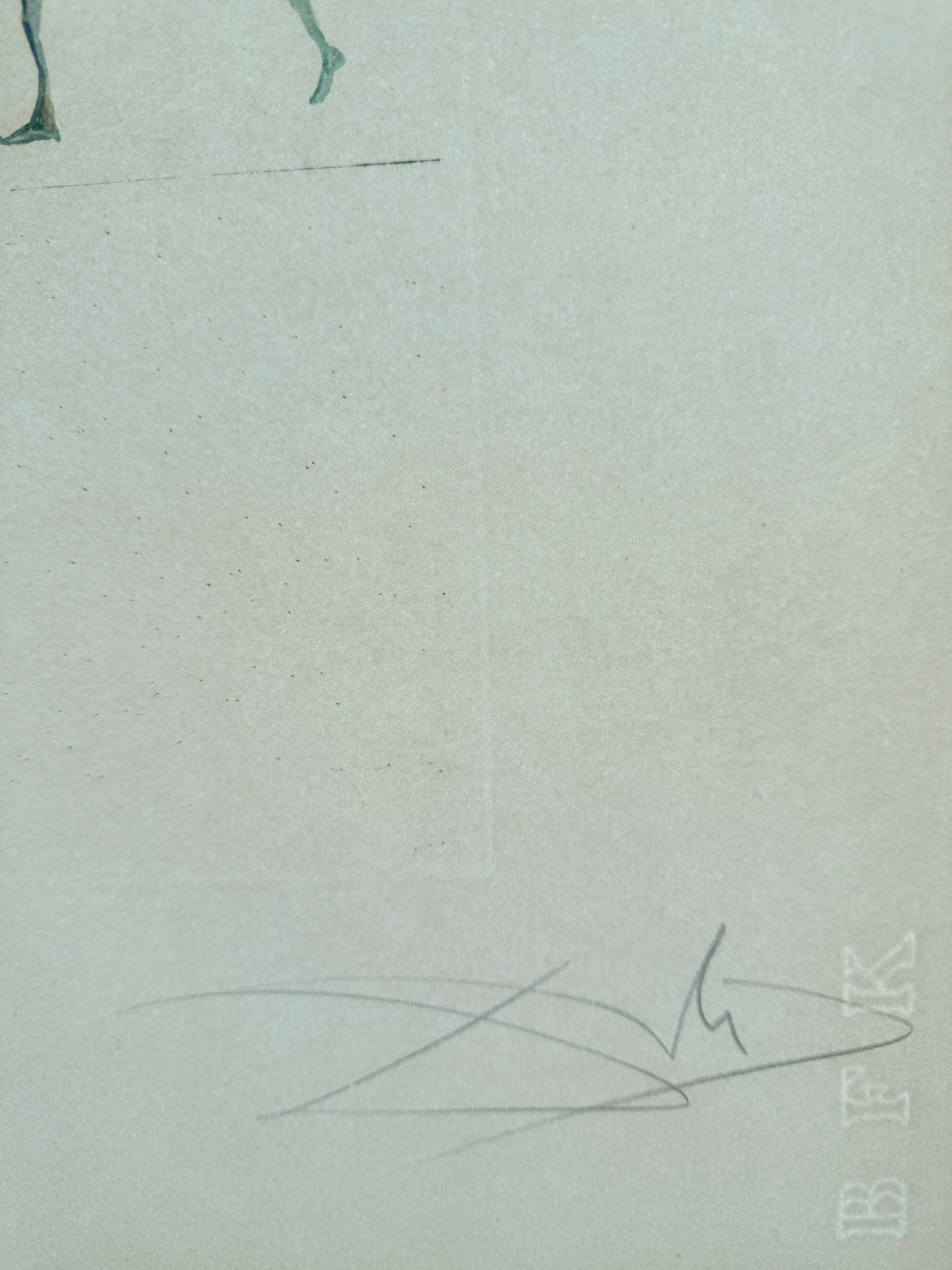 Poire de Don Quichotte de la suite Flordali - Print de Salvador Dalí