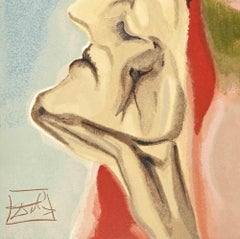 Doubting Dante - Woodcut - 1963