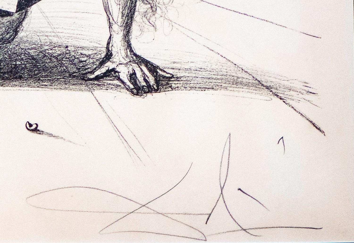 CASSETTI DELLA MEMORIA ORIGINALE 1965 RARA LITOGRAFIA DI SALVADOR DALI 2