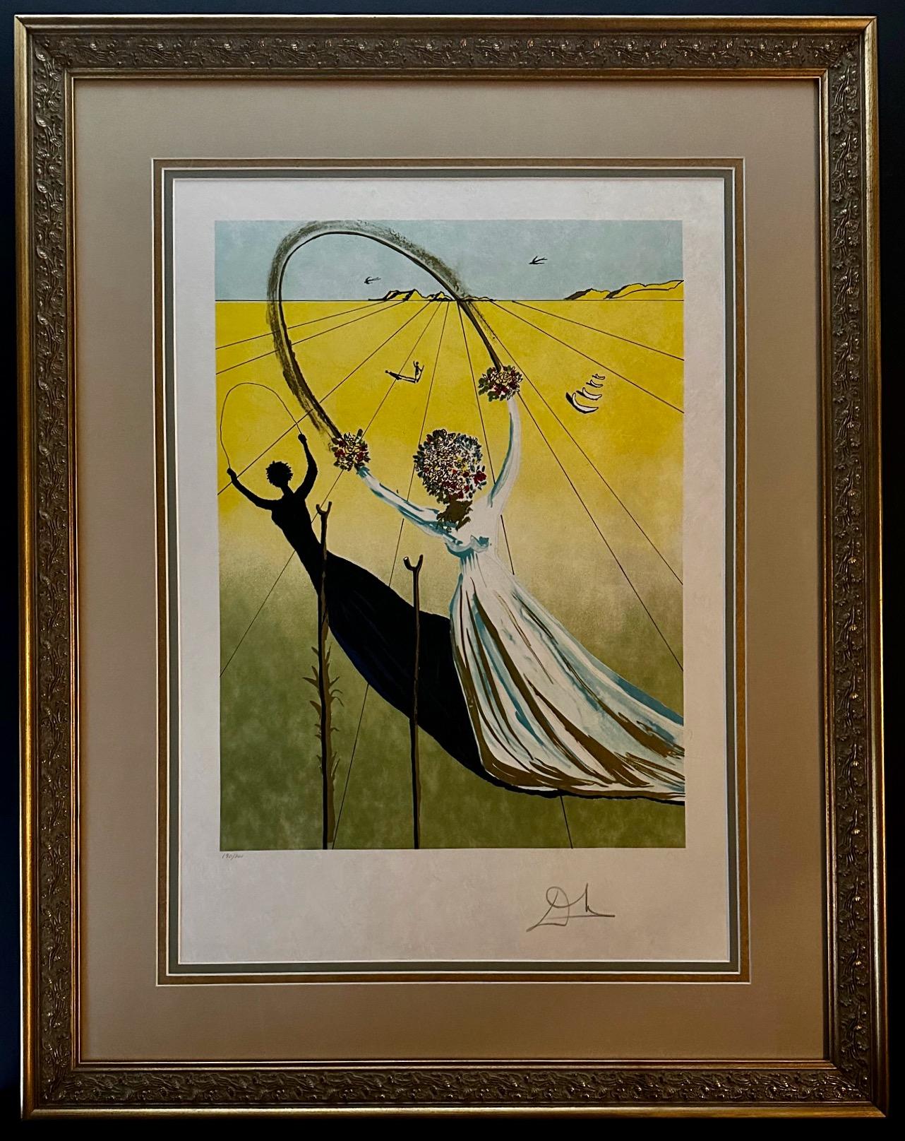 Salvador Dalí Figurative Print - Dream Passage