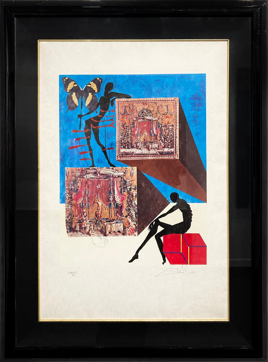 Dressed in the Nude in the Surrealist Fashion - Print by Salvador Dalí