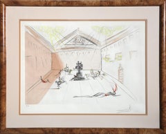 Duel in the Sun (Cavaliers en Tournoi), Surrealist Lithograph by Salvador Dali