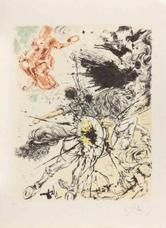 Dulcinea - Lithographie nach Salvador Dalí - 1957