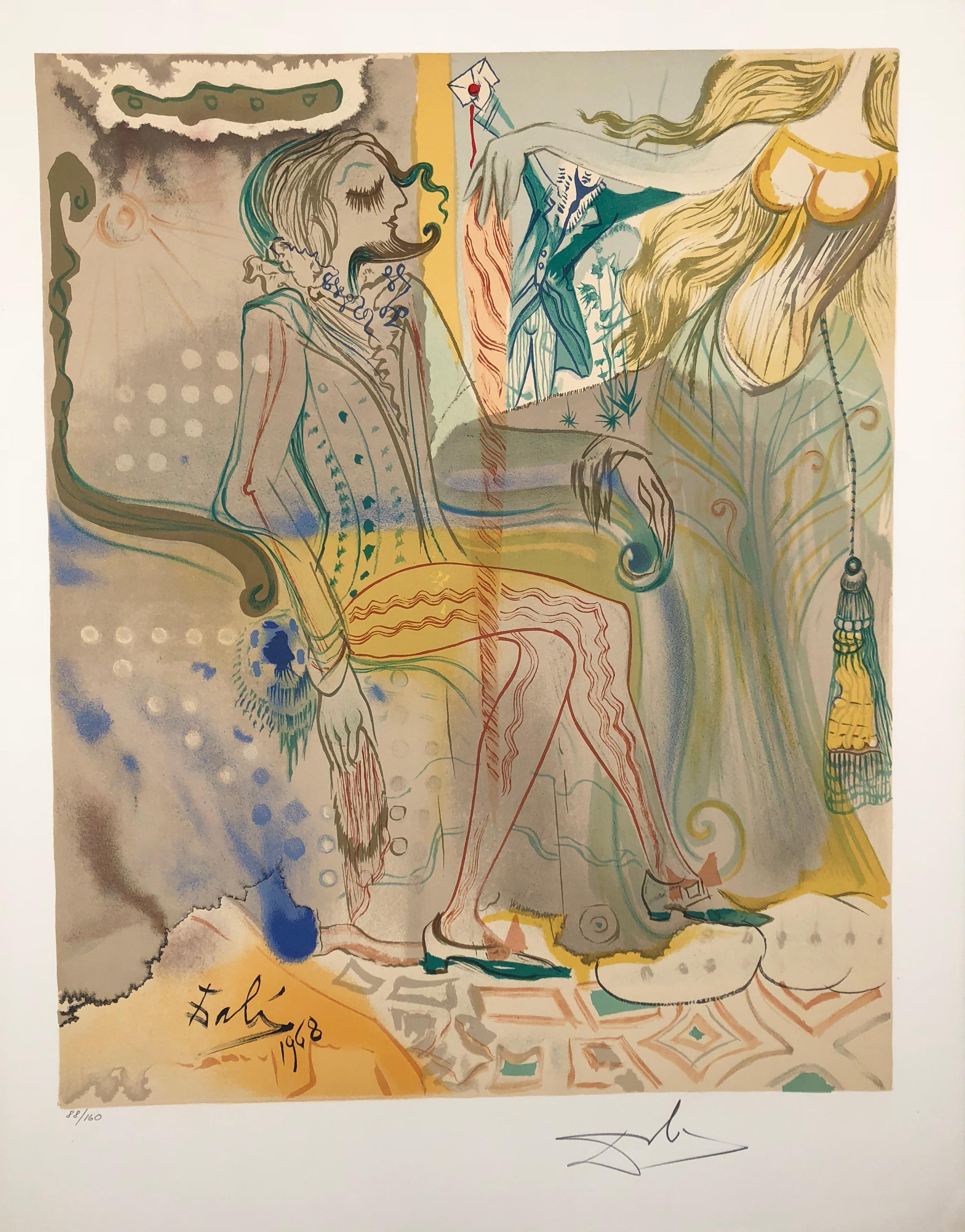 Dumont and Marton - Print by Salvador Dalí