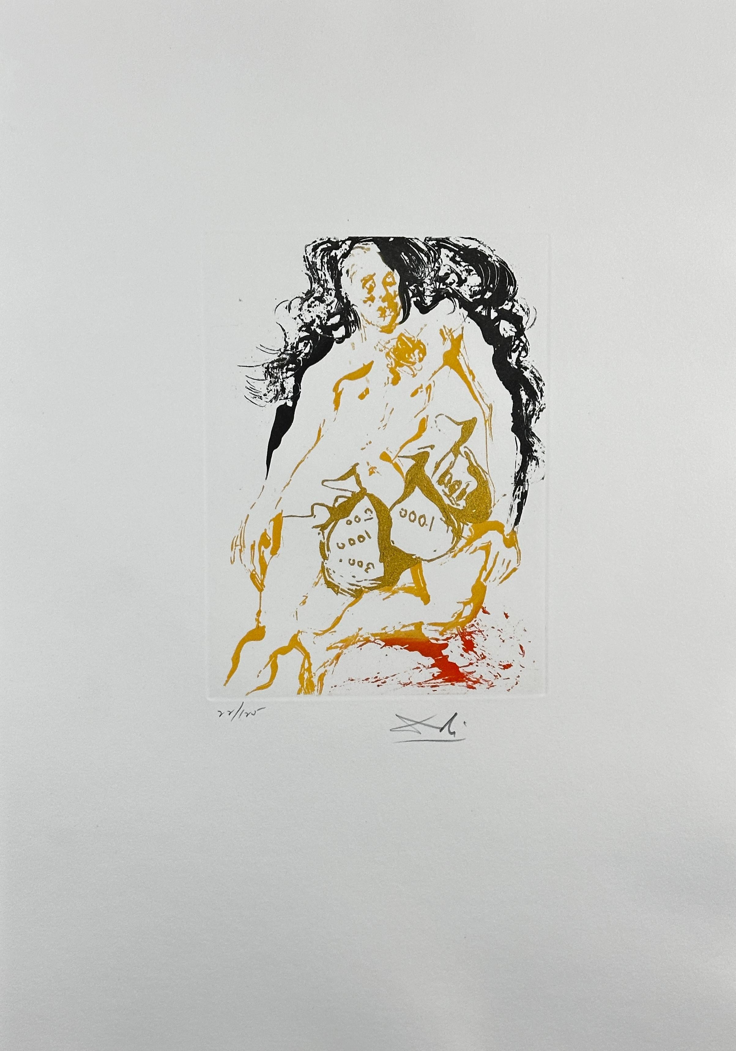 Suite completa degli Otto Peccati Mortali - Print Surrealismo di Salvador Dalí