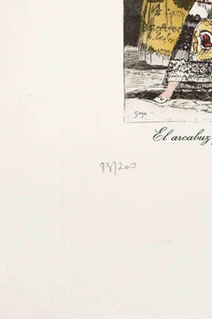 El Arcabuz Produce Monsters - Mixed Media attr. to Salvador Dalì - 1970s