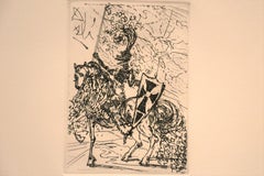 El Cid - Original Etching by S. Dali - 1966