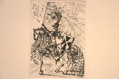 El Cid - Original Etching by S. Dali - 1966