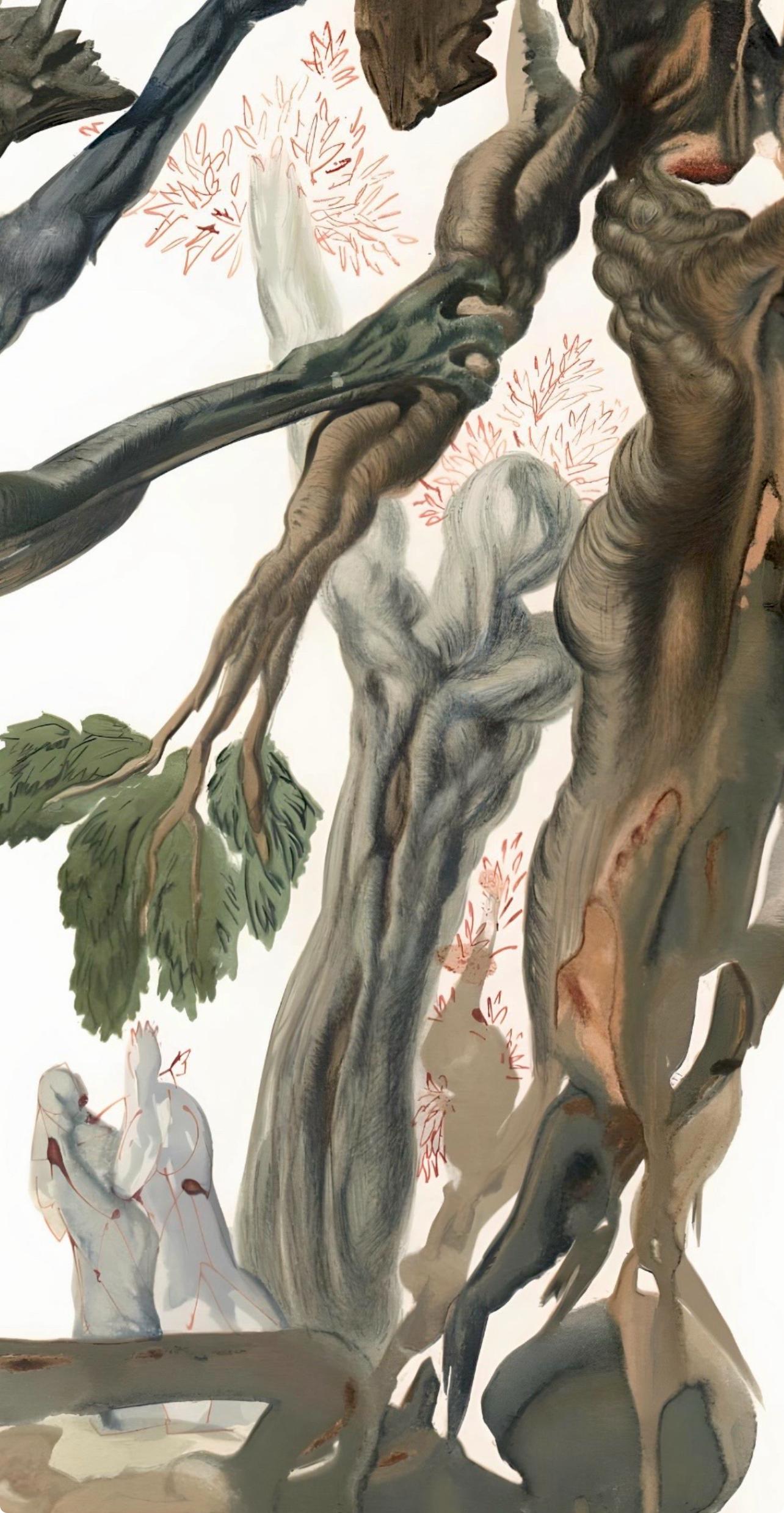 L'Enfer XIII (Field 189-200; M/L 1039-1138), La Divine Comédie - Print by Salvador Dalí