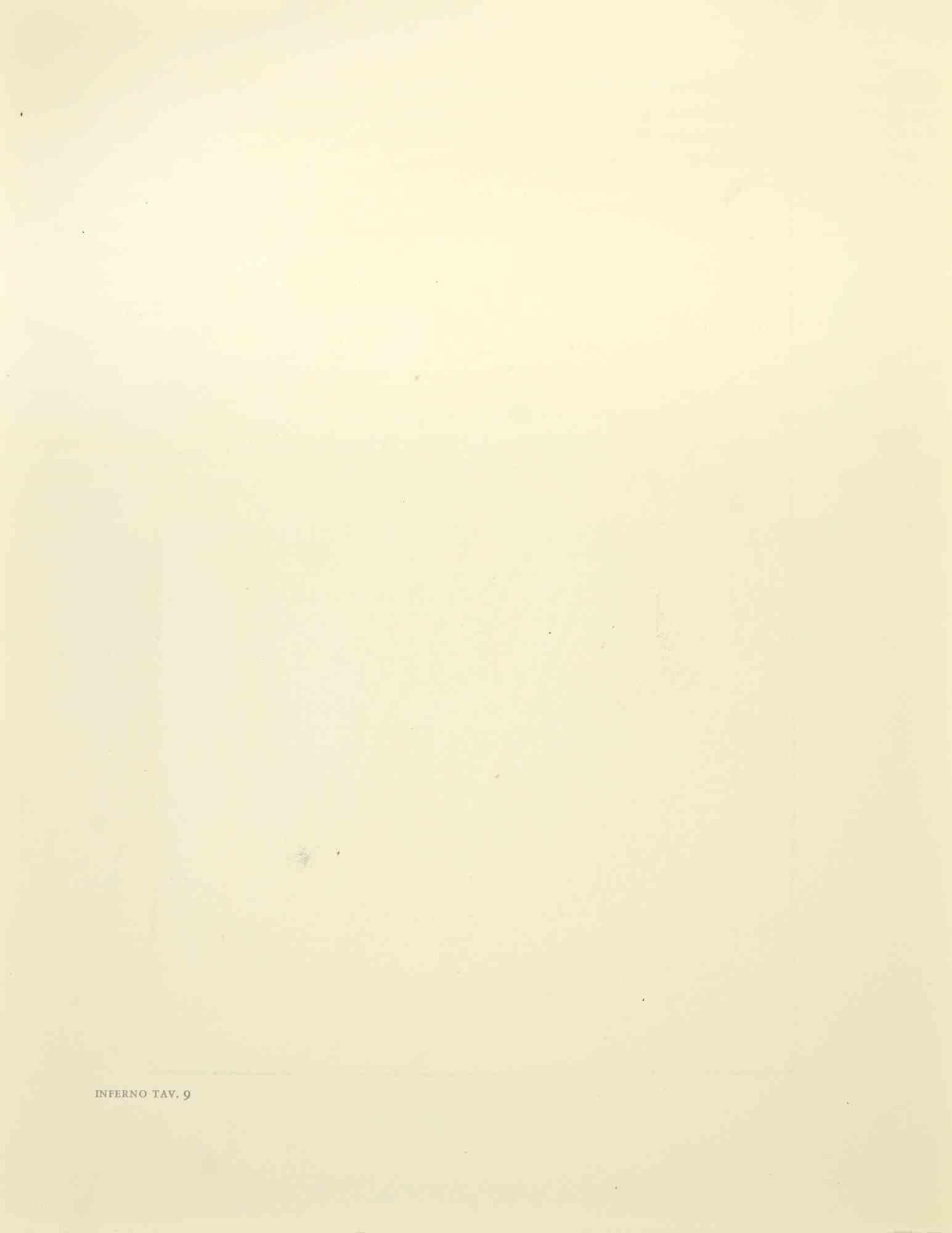 Erinnyes - Xilografia - 1963 - Print di Salvador Dalí
