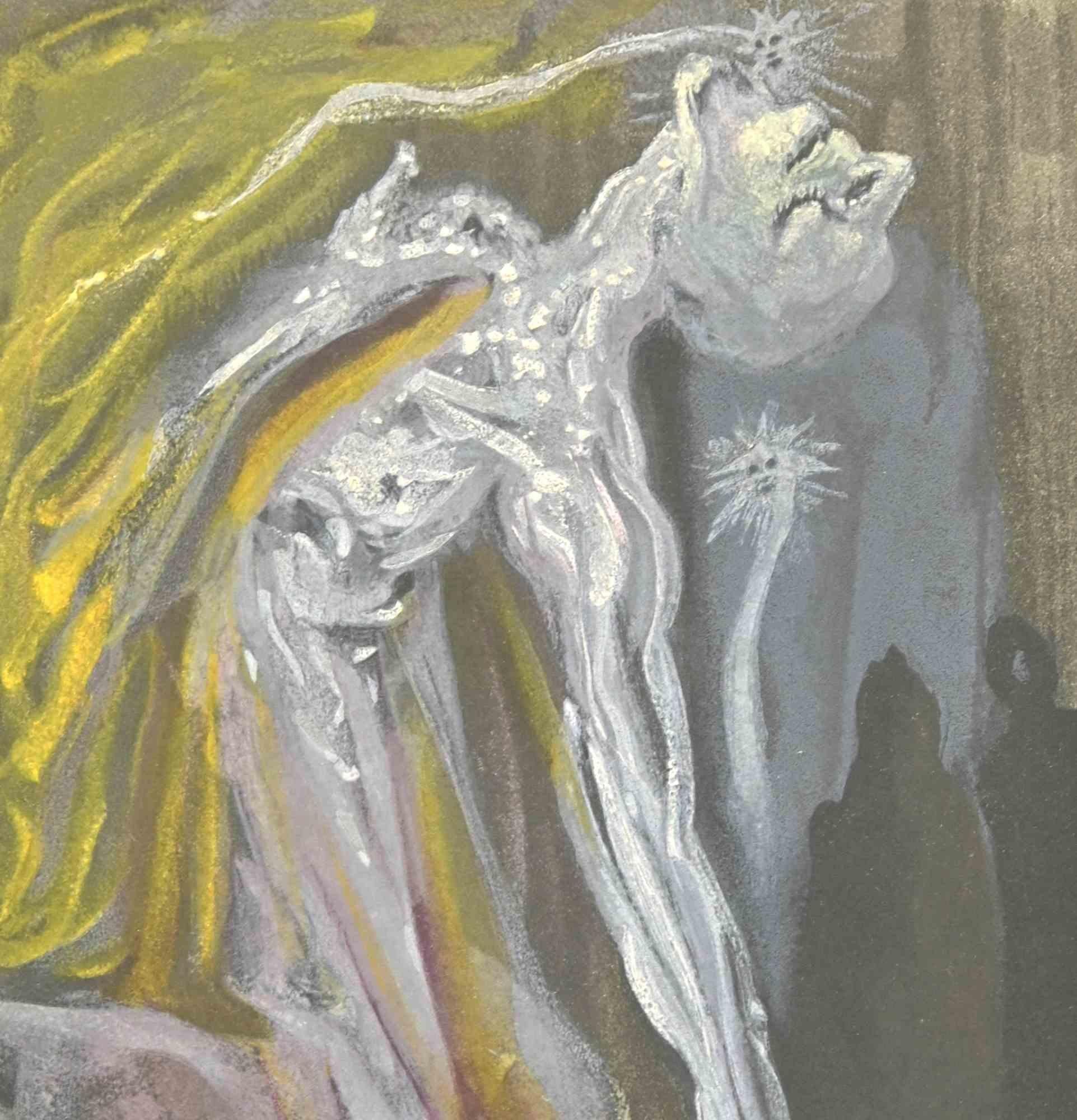 Erinnyes - Xilografia - 1963 - Print Surrealismo di Salvador Dalí