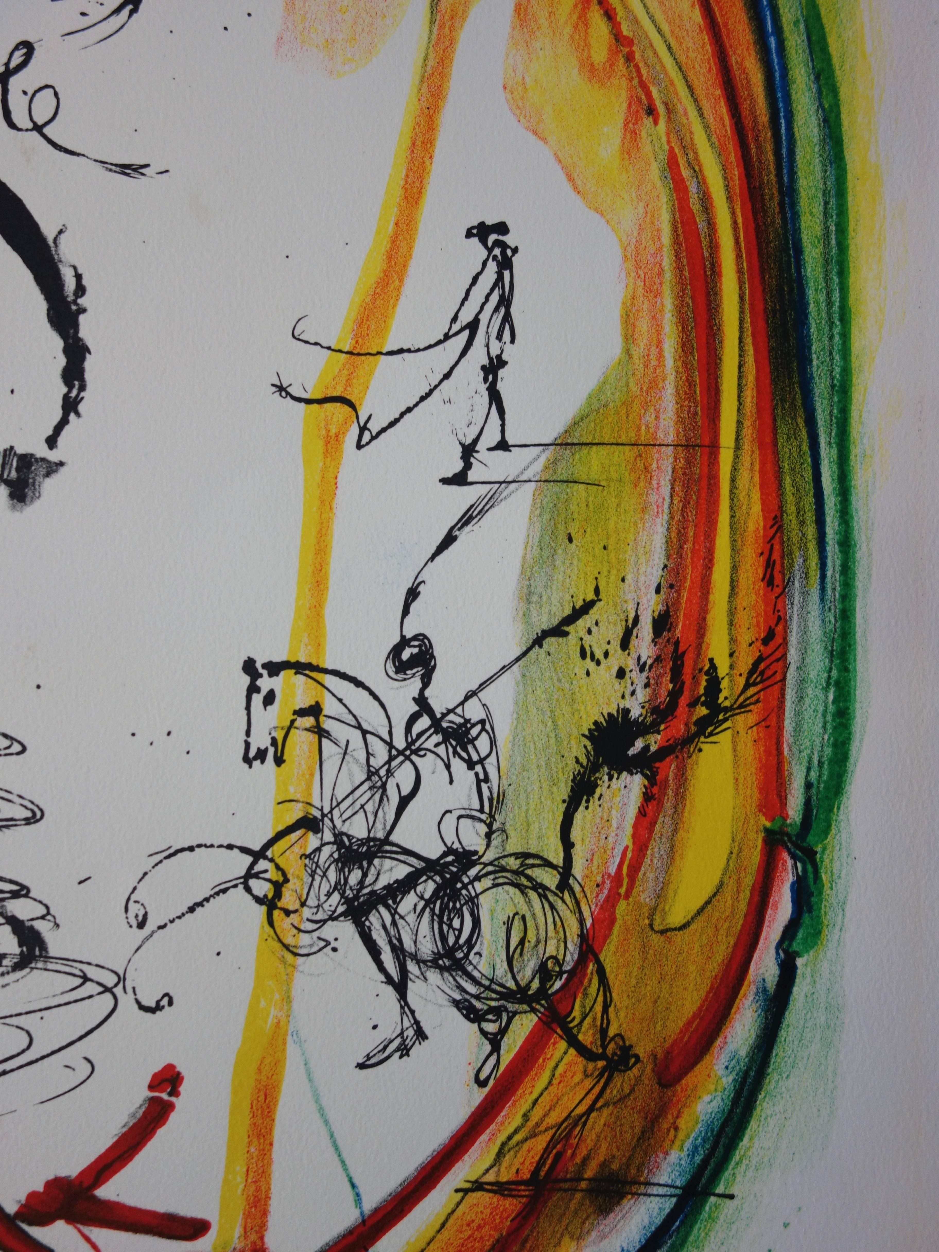 Espana (Flamenco & Torero) - Handsigned lithograph - 200 copies - Surrealist Print by Salvador Dalí