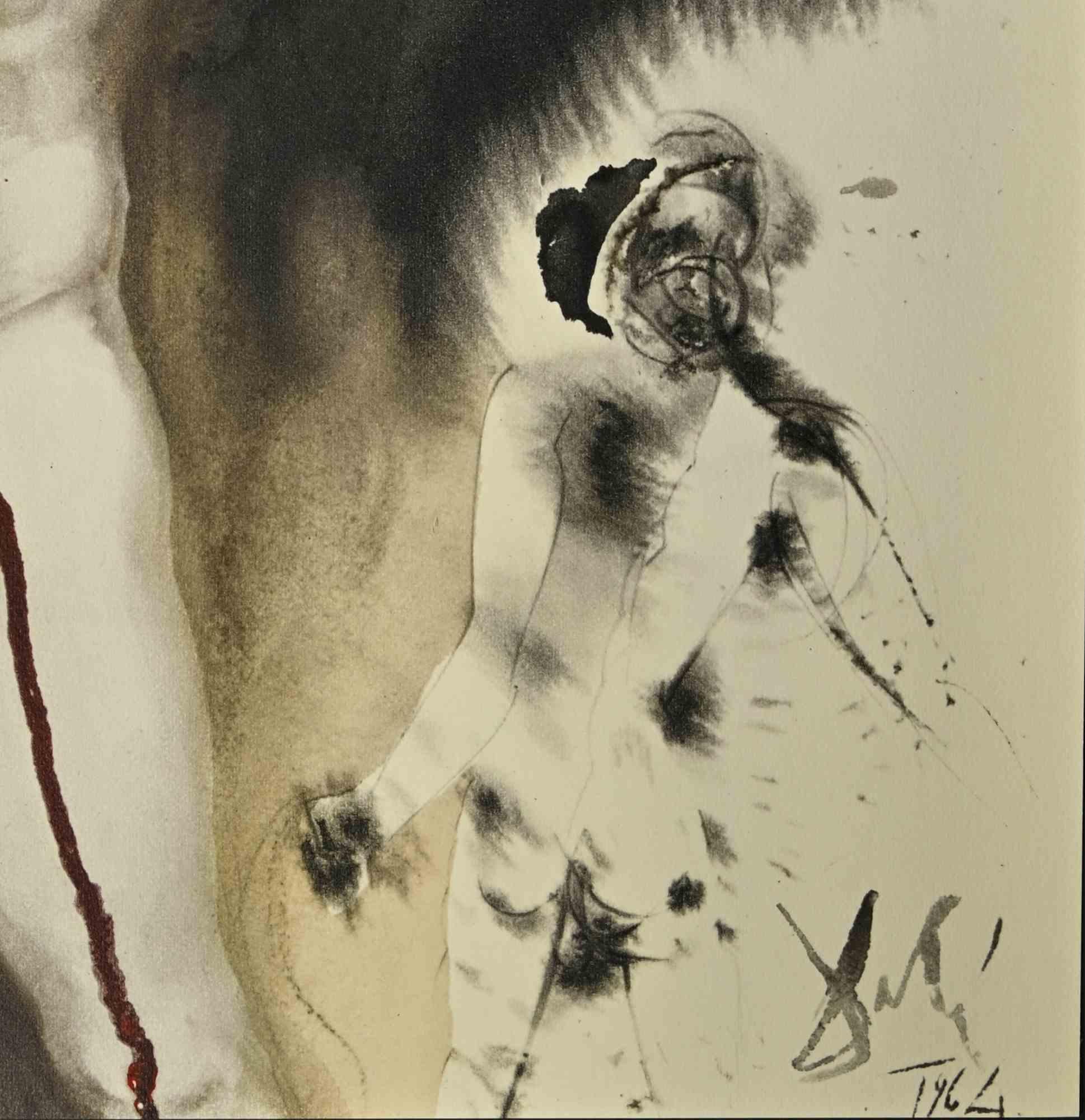 Et dixit Philistaeus ad David - Litografía - 1964 - Print de Salvador Dalí
