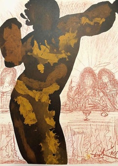 Et Post Buccellam Introivit in Eum - Original Lithograph by Salvador Dalì - 1964