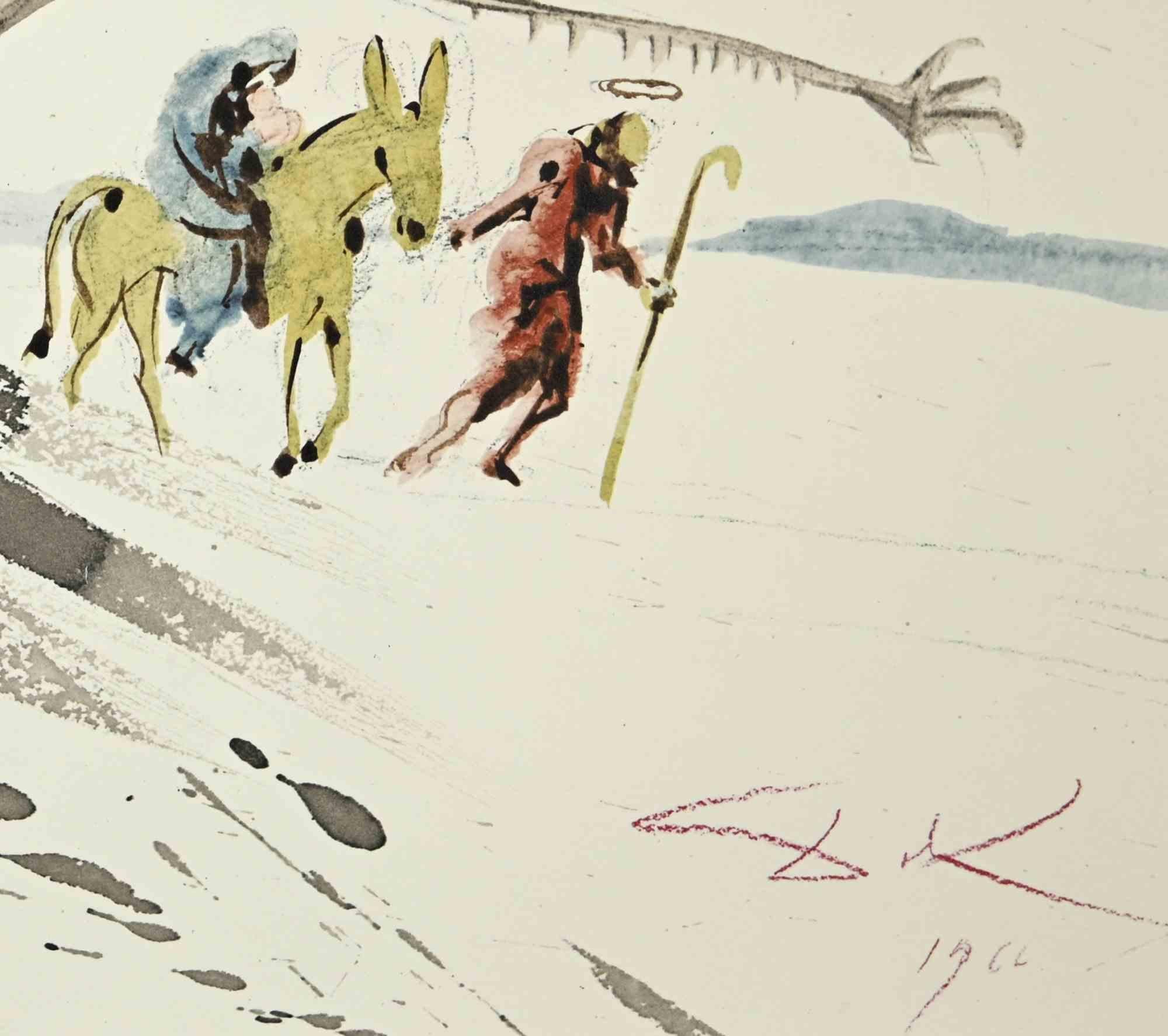 Ex Aegypto Vocavi Filium Meum - Lithograph - 1964 - Print by Salvador Dalí