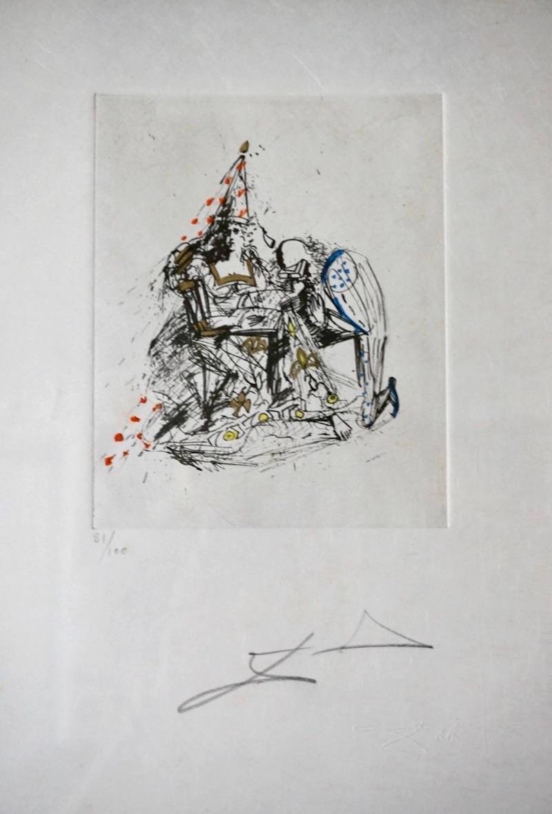 Salvador Dalí Print - Fantomes Le Soupirant 