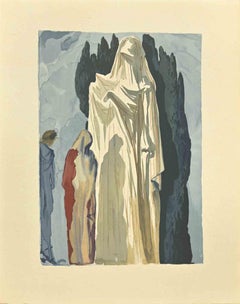 Farinata, gravure sur bois, 1963