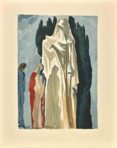 Farinata - Woodcut Print i- 1963