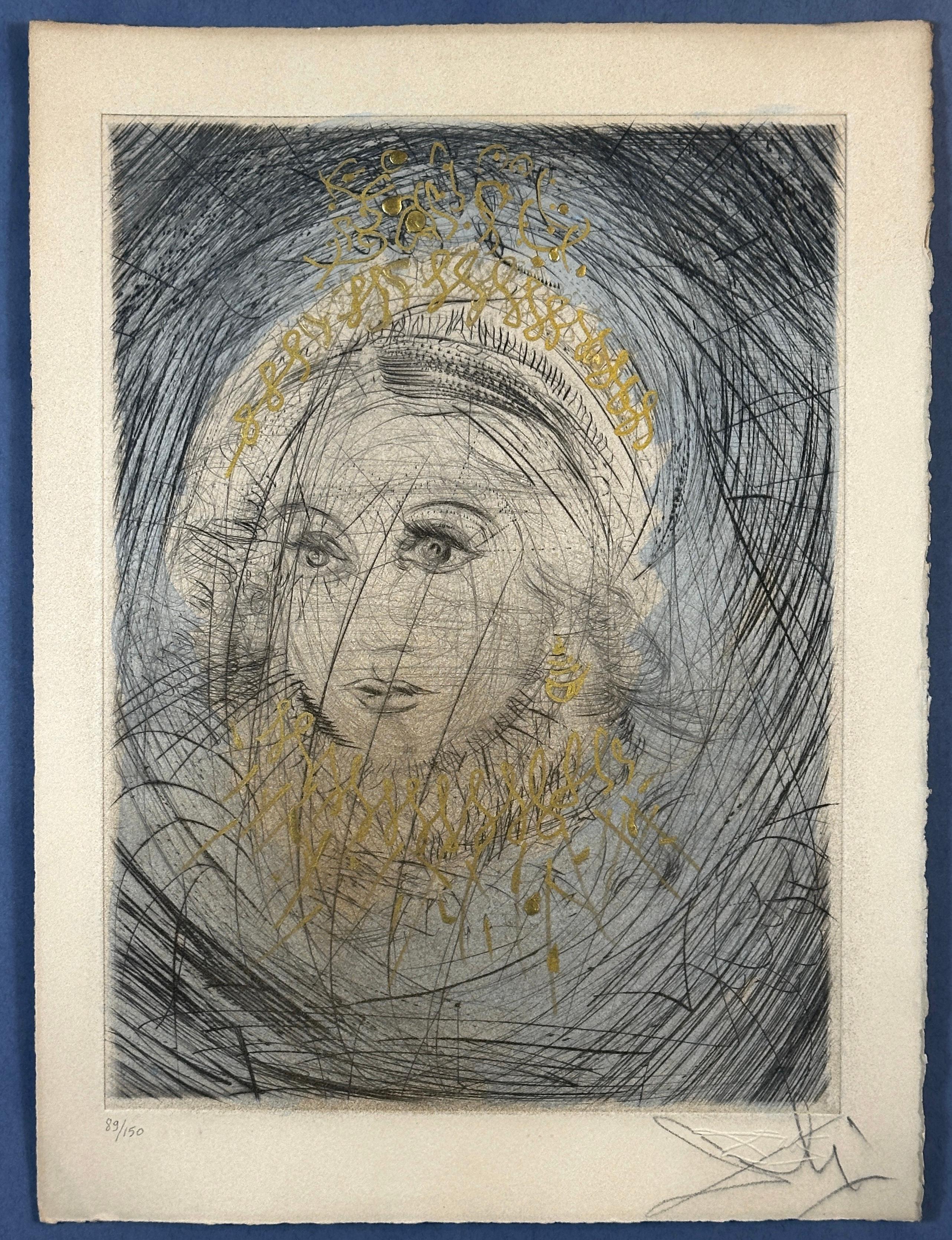 Figurative Print di Salvador Dalí - Faust Marguerite/Gretchen