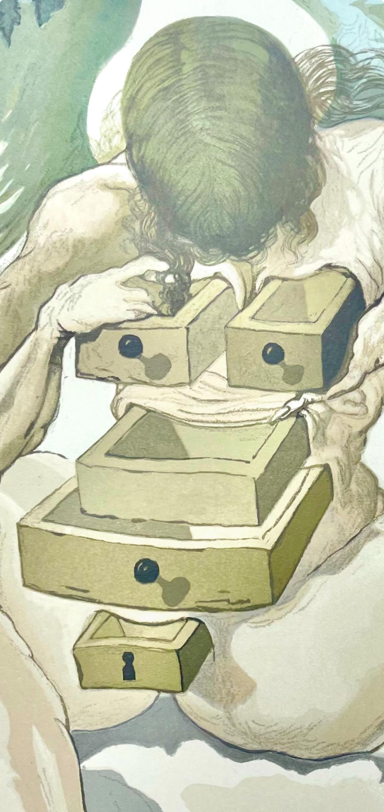 Fegefeuer I (Field 189-200; M/L 1039-1138), Die Göttliche Komödie - Print by Salvador Dalí