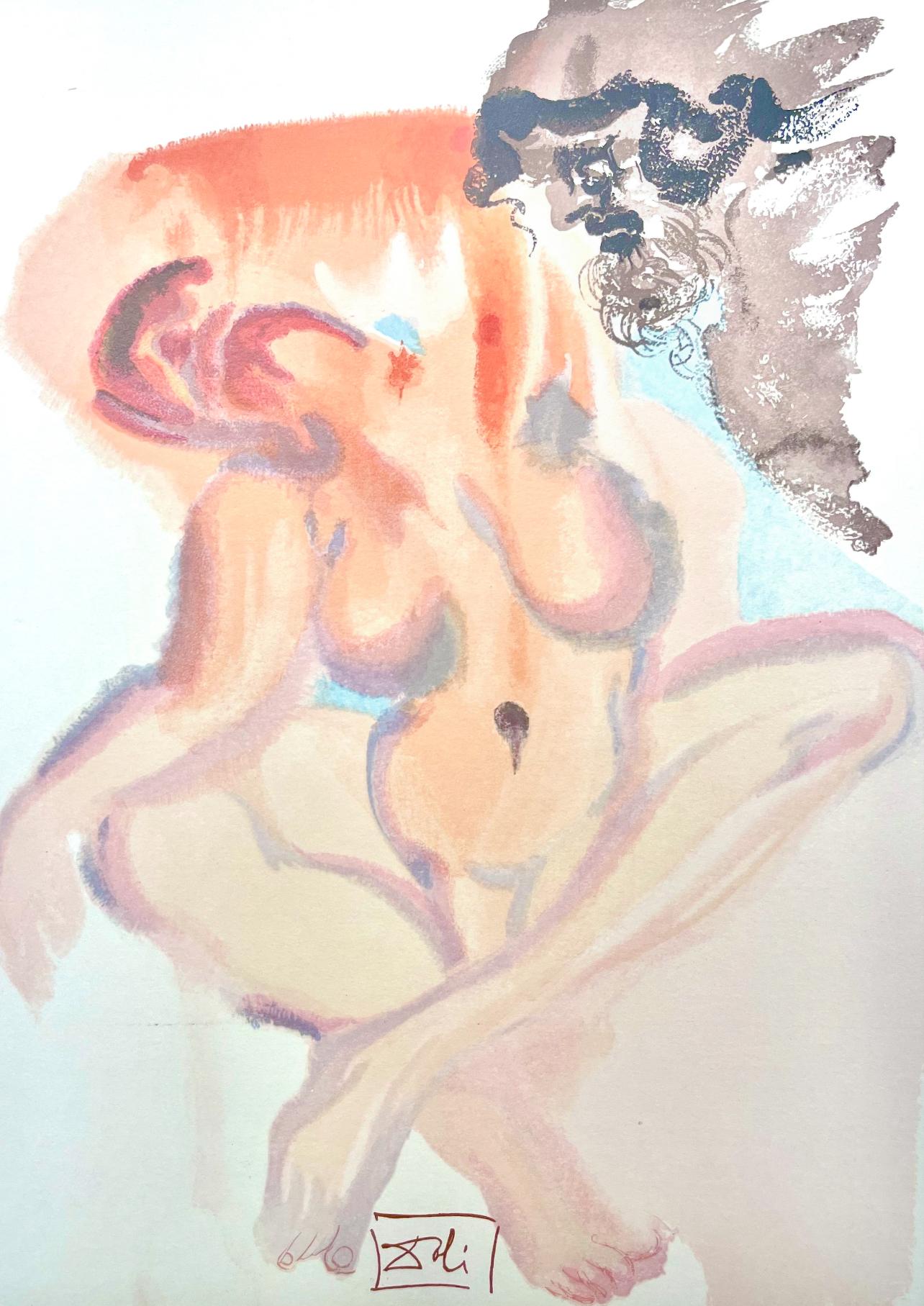 Landscape Print di Salvador Dalí - Fegefeuer III (Campo 189-200; M/L 1039-1138), Die Göttliche Komödie