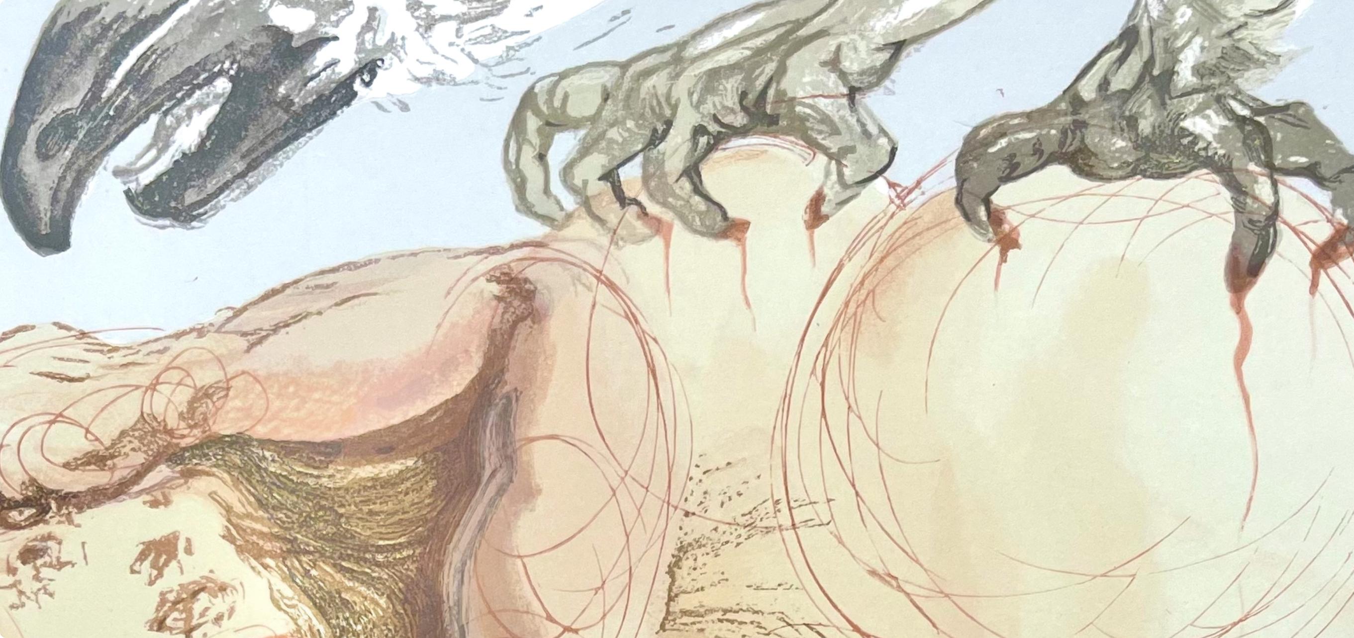 Fegefeuer IX (Campo 189-200; M/L 1039-1138), Die Göttliche Komödie - Print Surrealismo di Salvador Dalí