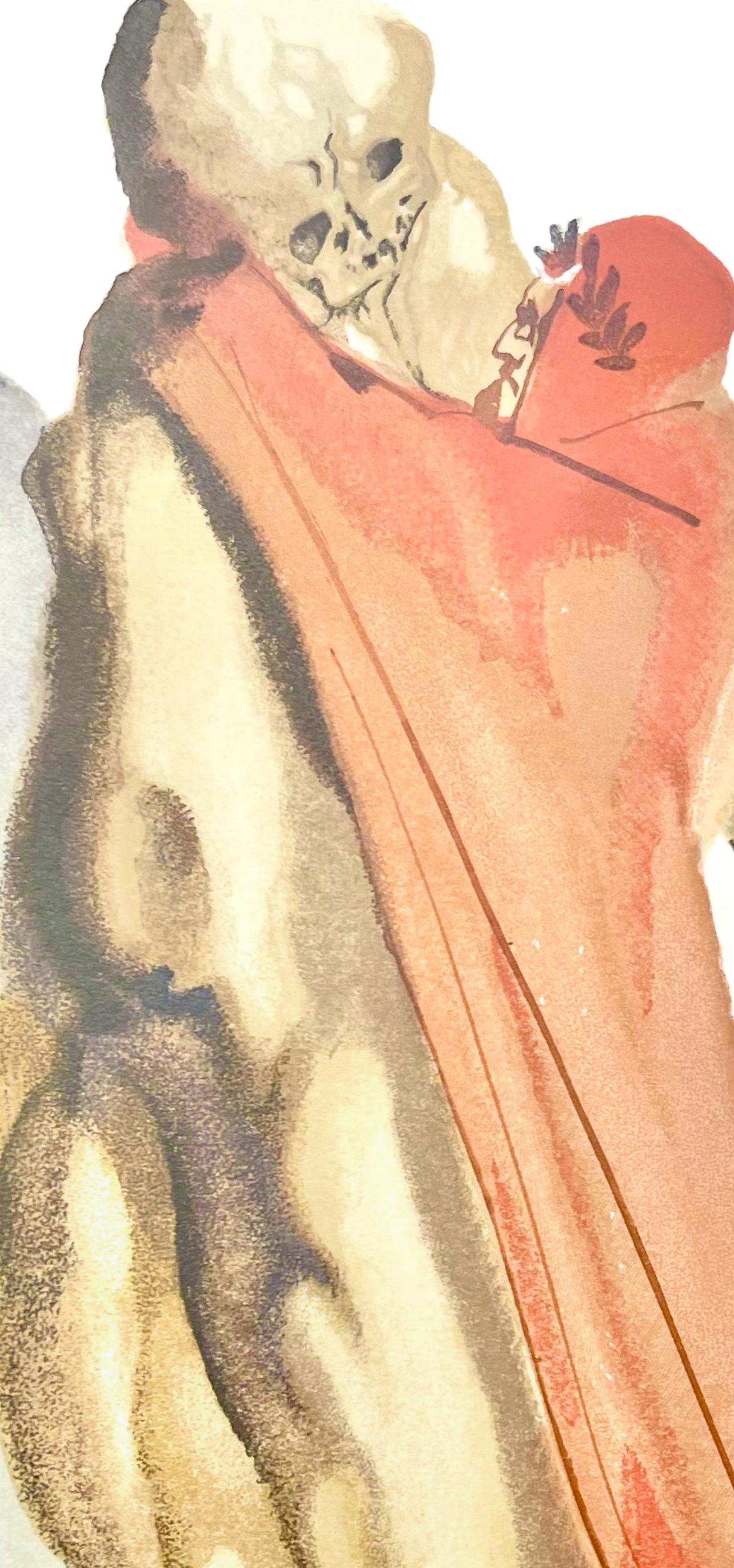 Fegefeuer V (Campo 189-200; M/L 1039-1138), Die Göttliche Komödie - Print de Salvador Dalí